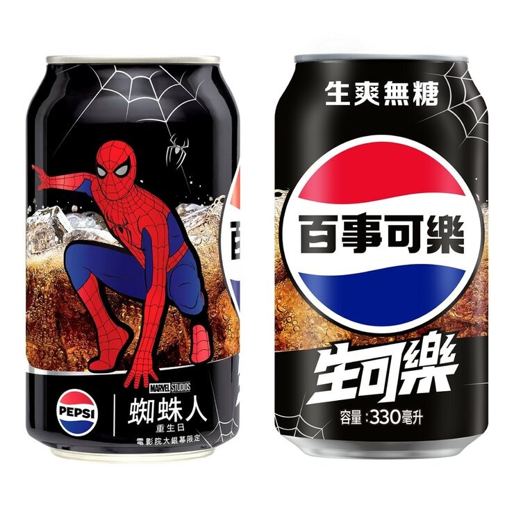 百事可樂 無糖生可樂易開罐 330毫升 X 24入