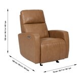 Synergy 牛皮電動躺椅