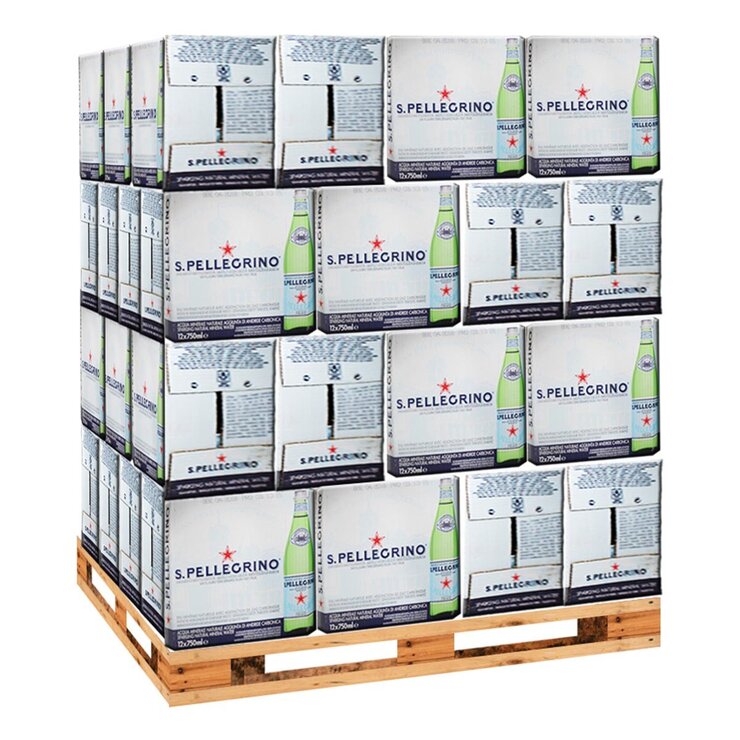 San Pellegrino 聖沛黎洛 天然氣泡水 750毫升 X 12瓶 X 56入