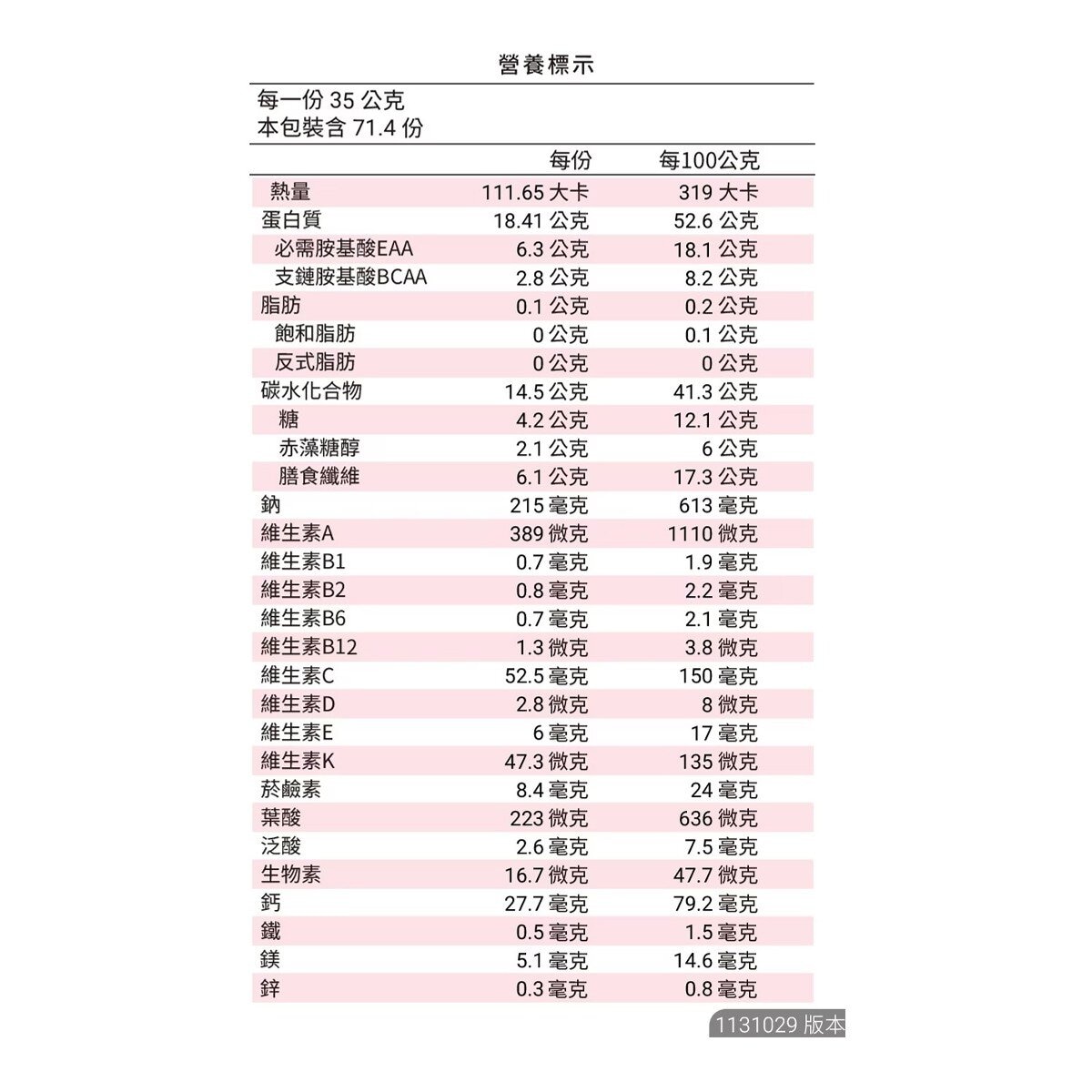 樂維根優蛋白 高纖水蜜桃 2.5公斤