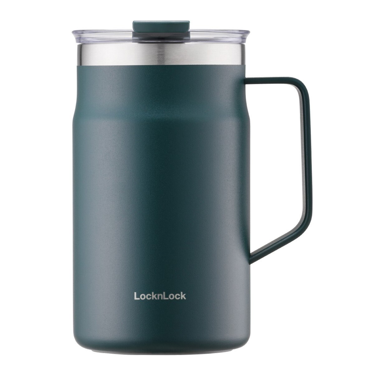 LocknLock 都會馬克咖啡杯 600毫升 X 2件組 石墨白 + 青墨綠