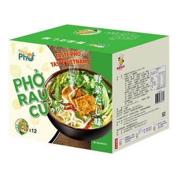 王麵河粉 杯裝河粉 野菜風味 61公克 X 12入