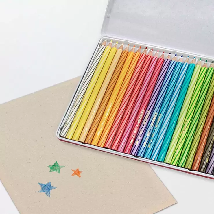 施德樓 Luna水性色鉛24色鐵盒裝 X 5盒