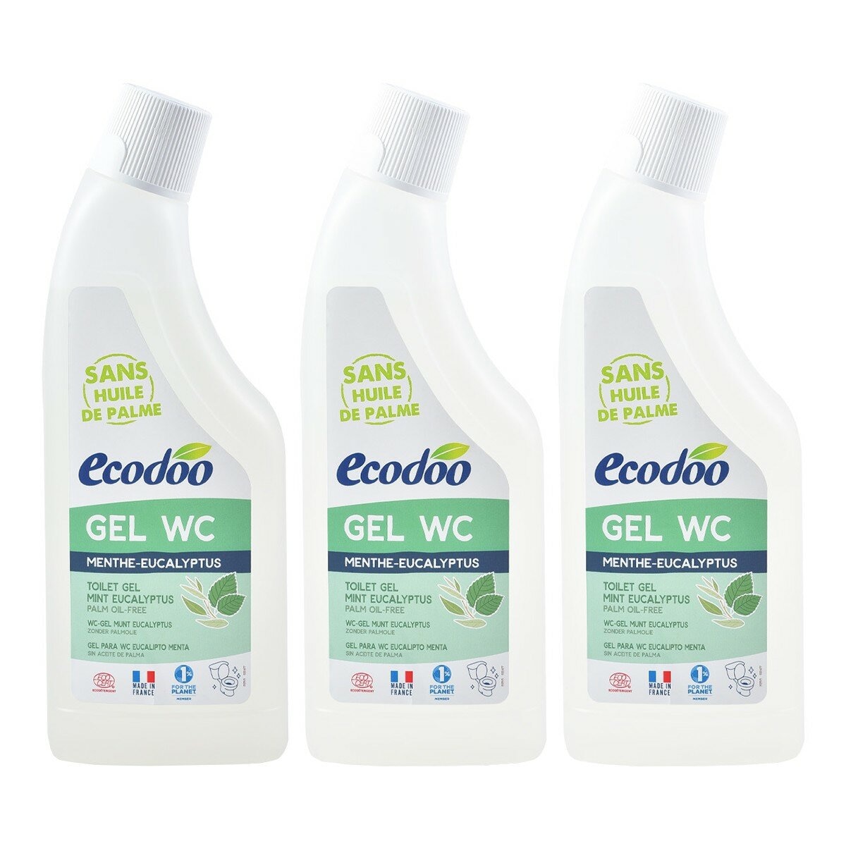 易可多 薄荷尤加利環保馬桶清潔劑 750 毫升 X 3 入