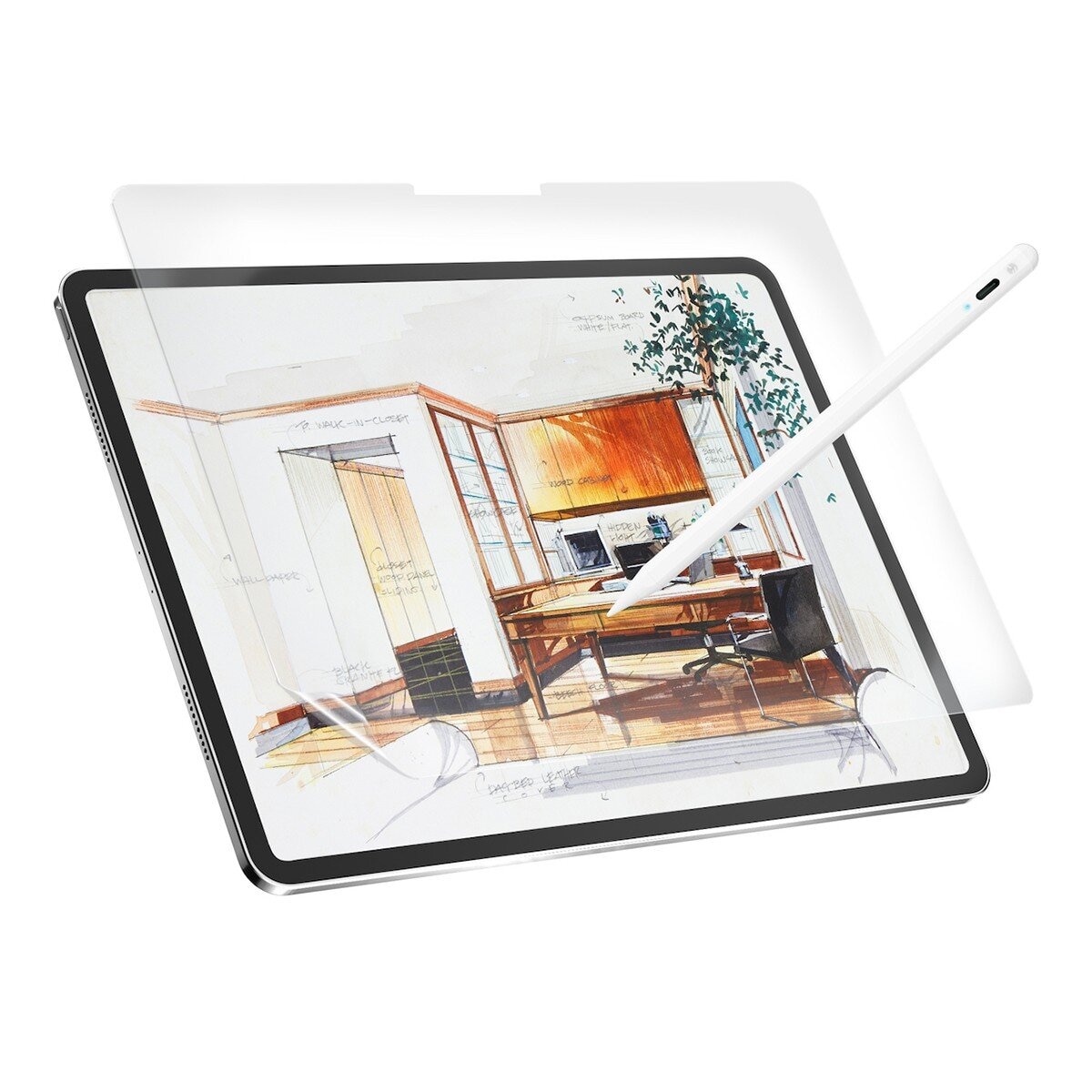 MAGEASY EasyPaper 類紙膜繪圖款保護貼 適用於 iPad Pro 11吋 2024 M4