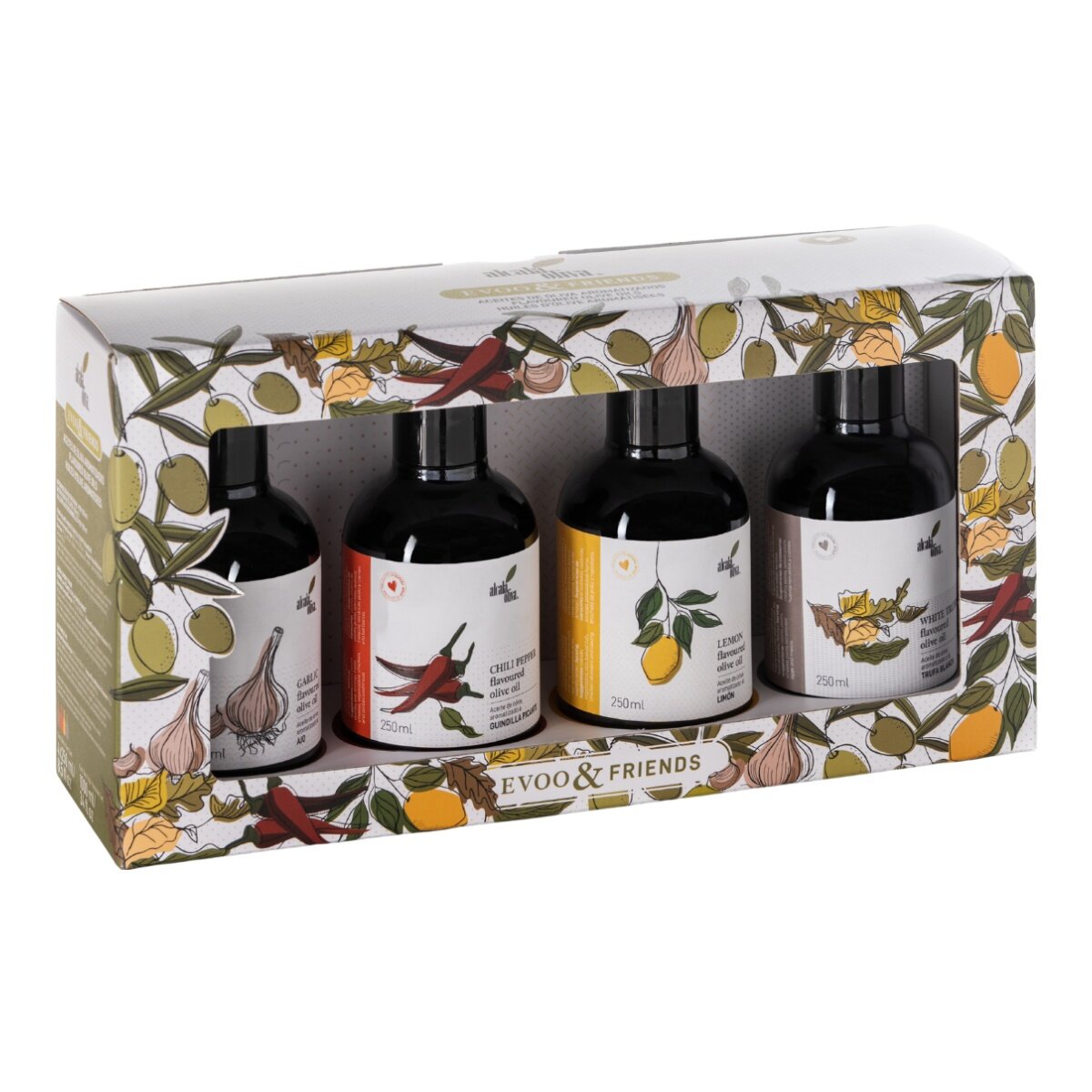 Alcala Oliva 風味特級初榨橄欖油禮盒 250 毫升 X 4 入
