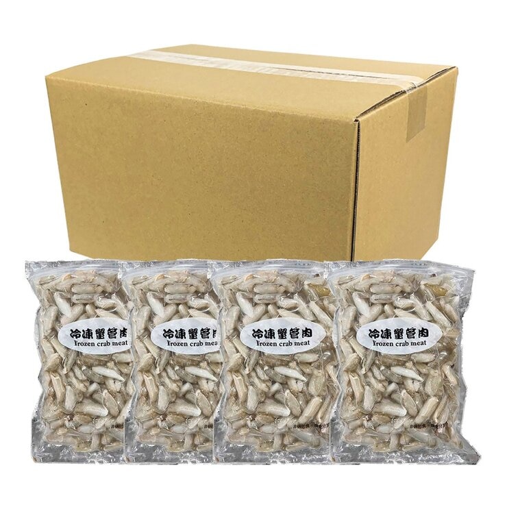 冷凍蟹管肉 500公克 X 4入