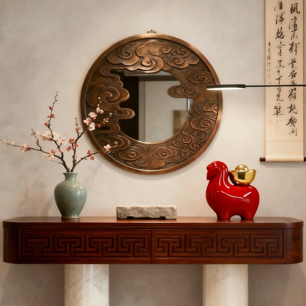 馬上有錢 新年擺件 紅