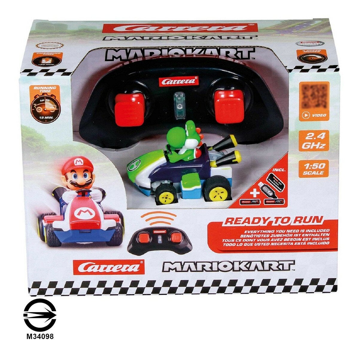 Carrera 1:50 迷你卡丁遙控車 耀西 / 6歲以上 Carrera 1:50 迷你卡丁遙控車 耀西 / 6歲以上