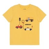 Pekkle 兒童圓領短袖上衣四件組 車車 4T
