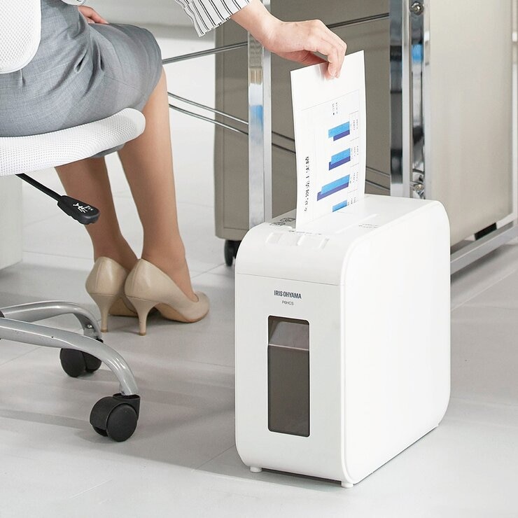 IRIS OHYAMA 超靜音小型碎紙機 P6HCS