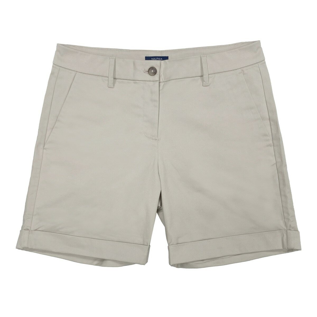 Nautica 女休閒短褲 米