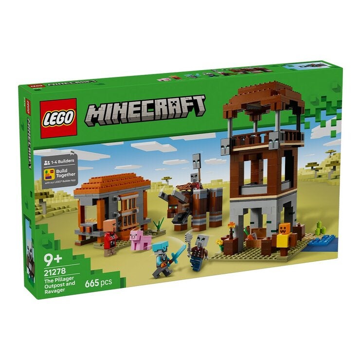 LEGO Harry Potter系列 飛行課 76447 / 9歲以上 / LEGO Minecraft系列 劫掠者前哨和劫毀獸 21278 / 9歲以上 LEGO Harry Potter系列 飛行課 76447 / 9歲以上 / LEGO Minecraft系列 劫掠者前哨和劫毀獸 21278 / 9歲以上