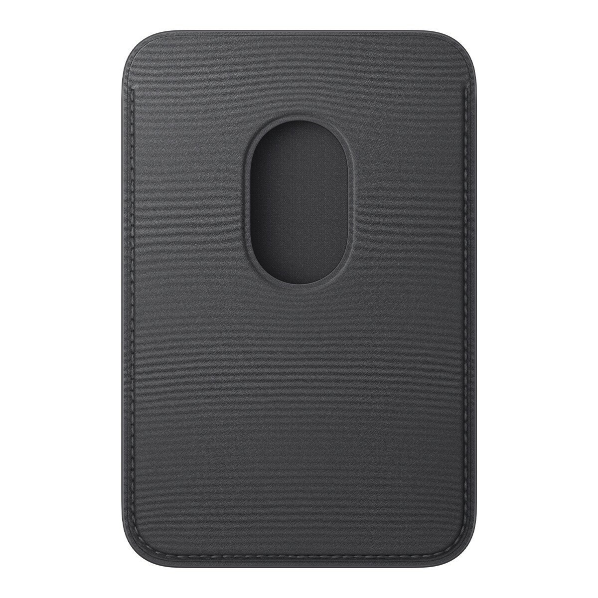 Apple iPhone MagSafe 精細織紋卡套 黑色 Apple iPhone MagSafe 精細織紋卡套 黑色
