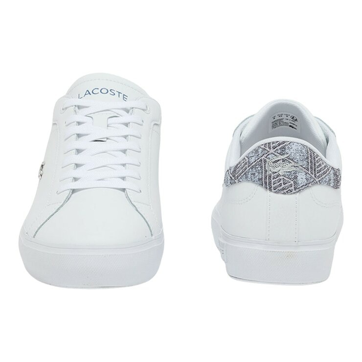 Lacoste 男休閒鞋 白