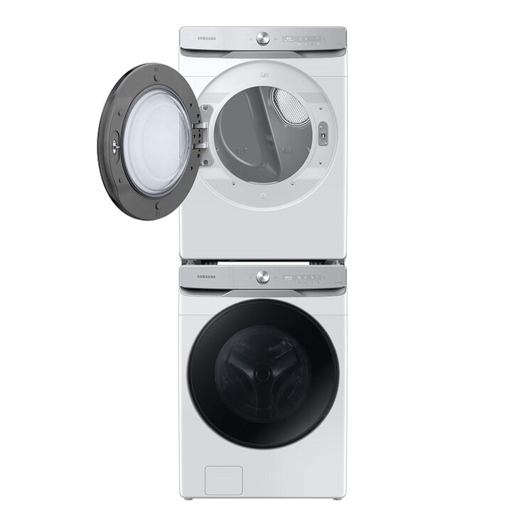 Samsung 17公斤 AI 衣管家蒸洗脫滾筒洗衣機 WF17T6300GW/TW + Samsung 16公斤 蒸本事瓦斯型乾衣機 DVG16CG8600WTW