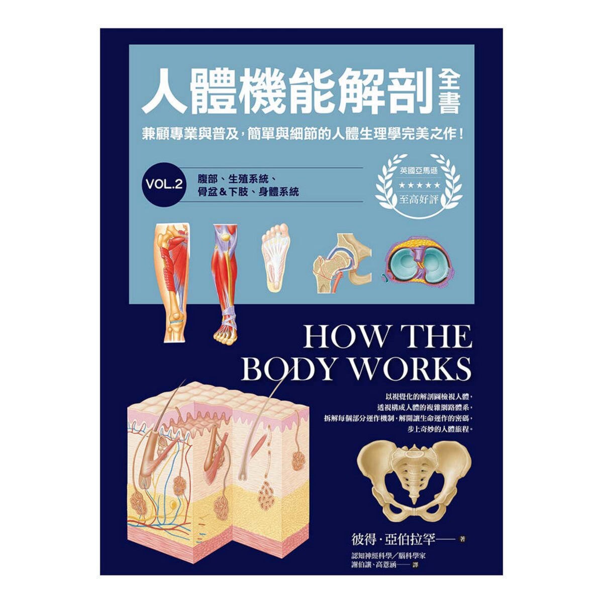 人體機能解剖全書 vol.1+vol.2 (2冊)