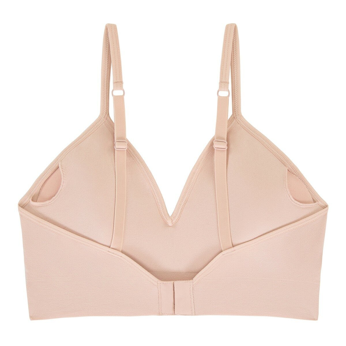 DKNY 女無鋼圈內衣兩入組 黑/膚 M