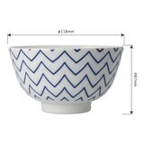 Minoyaki 日本製美濃燒飯碗 8件組 幾何 Minoyaki 日本製美濃燒飯碗 8件組 幾何