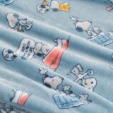 Peanuts 經典卡通舒適毯 152公分 X 177公分 藍