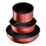 Tefal 法國特福 巧變精靈系列鍋具 含蓋7件組 寶石紅 Tefal 法國特福 巧變精靈系列鍋具 含蓋7件組 寶石紅