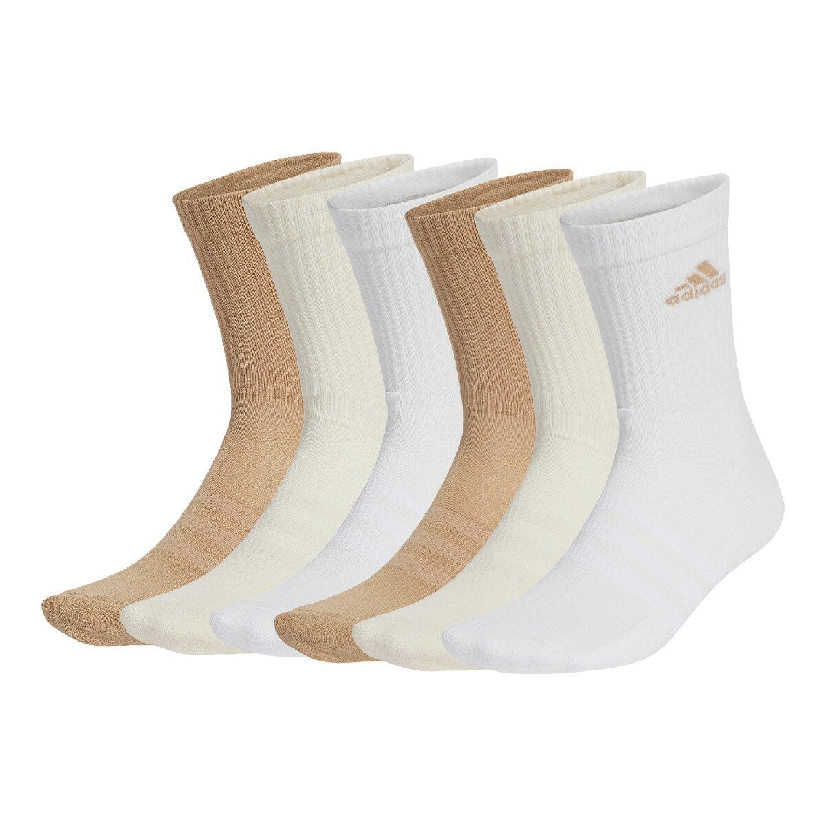 Adidas 女中筒襪 六入組