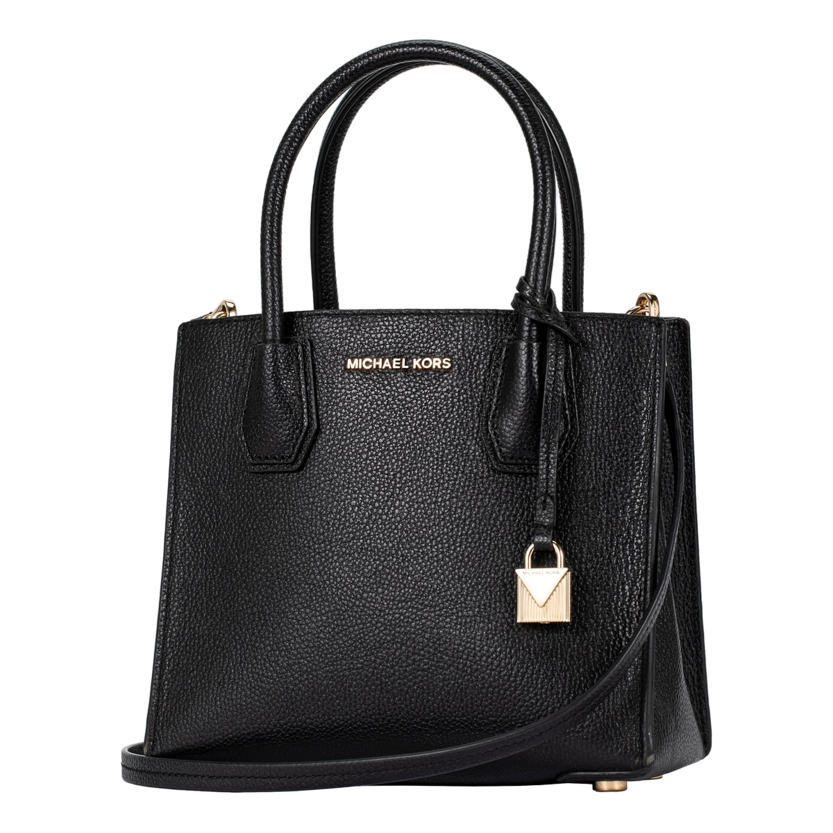 Michael Kors 荔枝紋皮革手提包 黑色 Costco 好市多線上購物