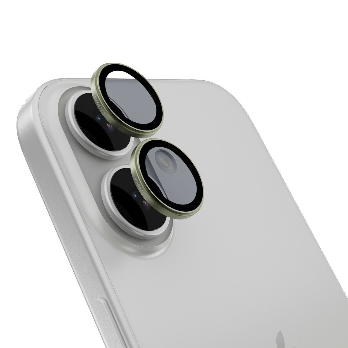 MAGEASY MagStand 360 M 磁吸旋轉支架防摔手機殼 iPhone 17 (透明) + 鏡頭保護貼Lenz(鼠尾草) + Vetro 9H 鋼化玻璃保護膜