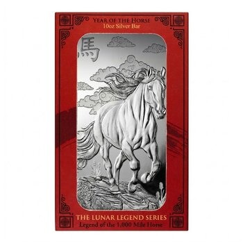 PAMP 馬年 銀條條塊 999.9純銀 10 oz