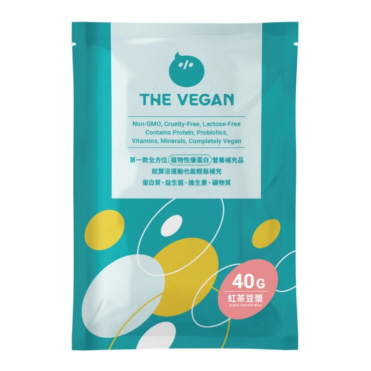 The Vegan Soy Protein Isolate Black Tea Soy Milk 40 g X 30-Pack