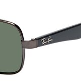 Ray-Ban 偏光太陽眼鏡 RB3483 004/58 銀色