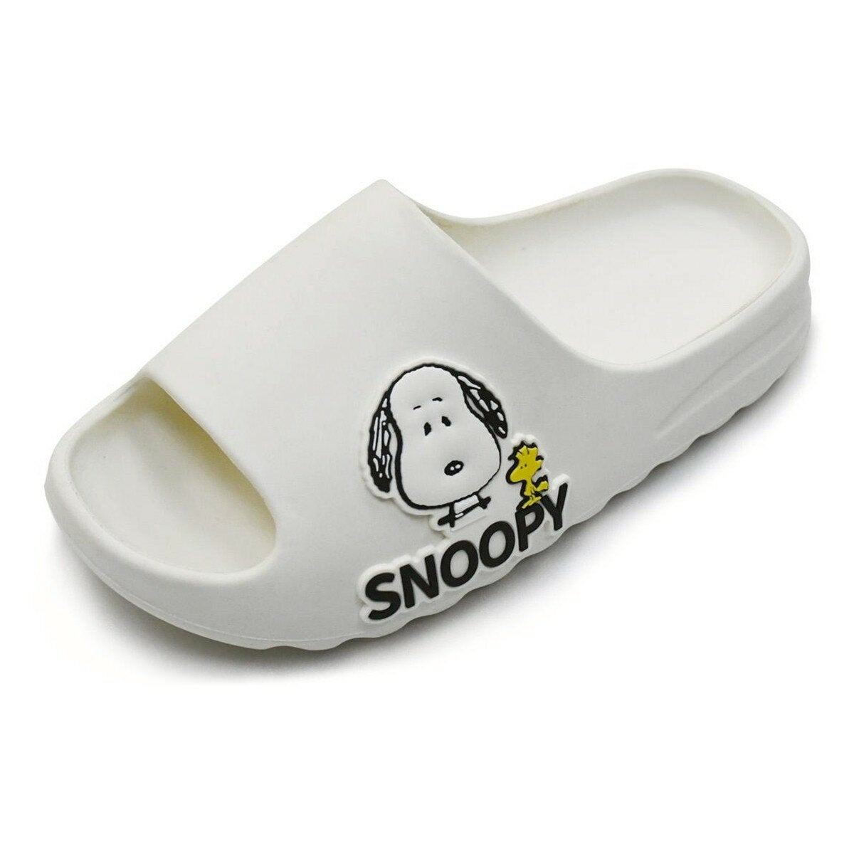 Snoopy 厚底柔軟拖鞋 白 Snoopy 厚底柔軟拖鞋 白