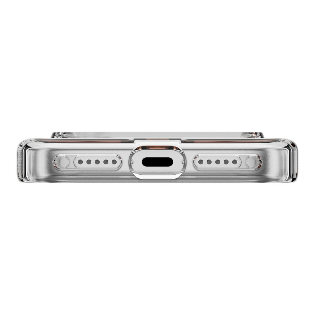 MAGEASY Bright M 不發黃軍規磁吸透明殼 iPhone 17 Pro(珊瑚磁圈) + 鏡頭保護貼Lenz(白色) + Vetro 9H 鋼化玻璃保護膜