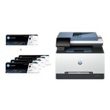 HP 彩色雷射多功能事務機 3303sdw 含1黑3彩 + 1黑碳匣