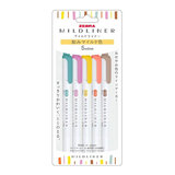 Zebra Mildliner 雙頭柔性螢光筆 5色組 X 4入多種顏色選擇