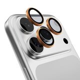 MAGEASY Bright M 不發黃軍規磁吸透明殼 iPhone 17 Pro Max(白磁圈) + 鏡頭保護貼Lenz(珊瑚) + Vetro 9H 鋼化玻璃保護膜