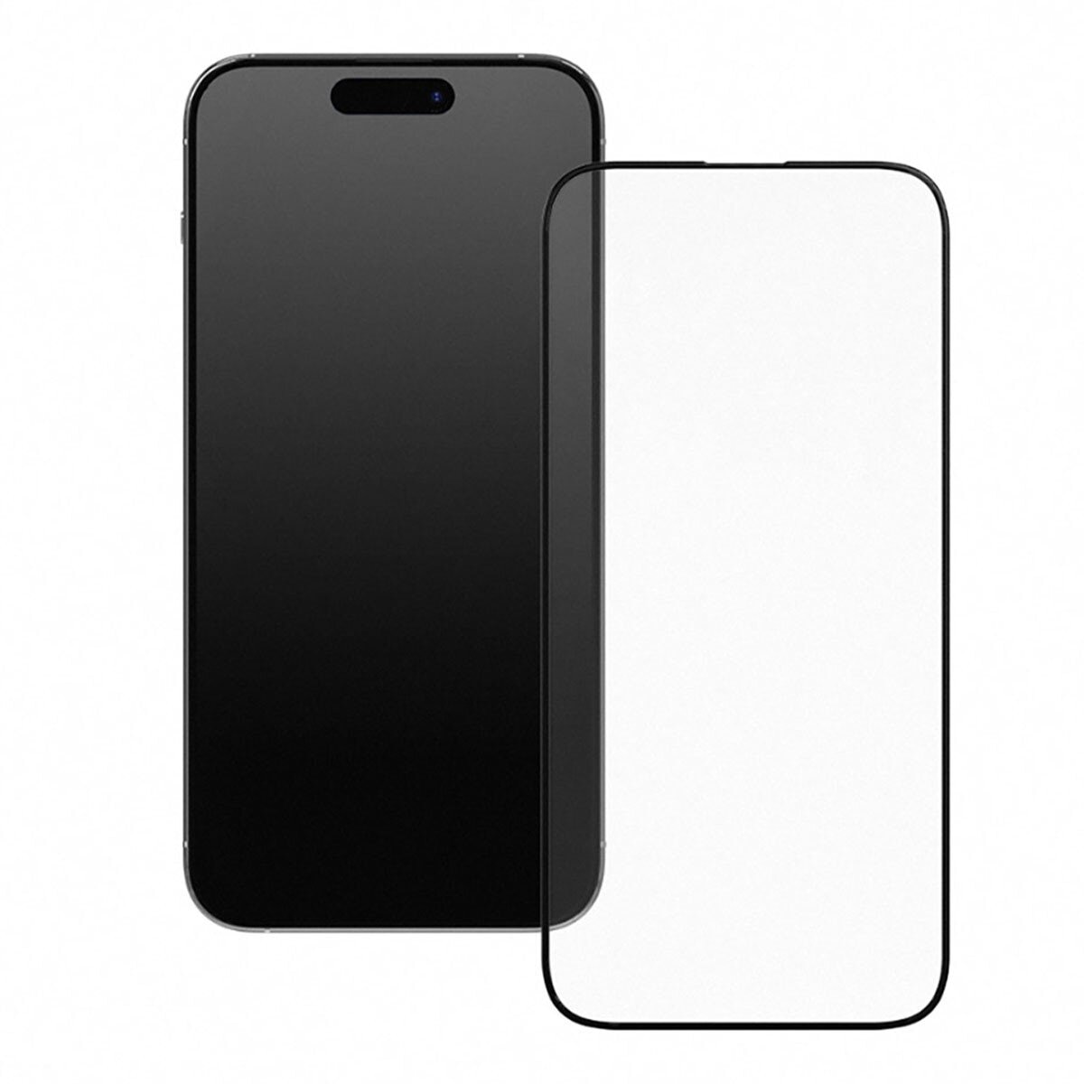 犀牛盾 iPhone 15 Pro Max Clear 透明防摔手機殼 + 9H 3D滿版螢幕玻璃保護貼 + 機能快扣手機掛繩加掛片 黑