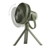 Camelion 充電式露營 LED 照明風扇