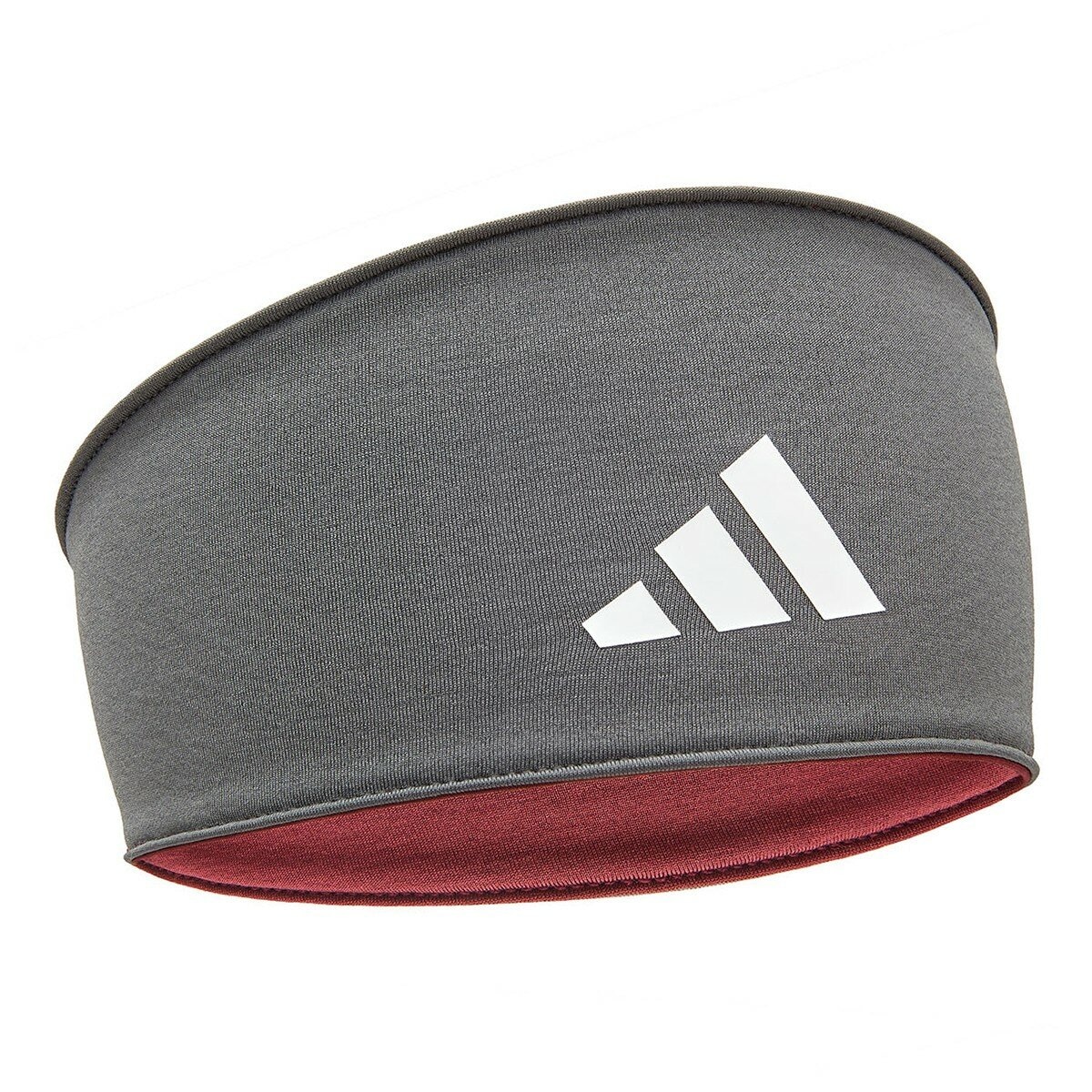 Adidas 雙面高彈性吸汗頭帶 煙燻紅