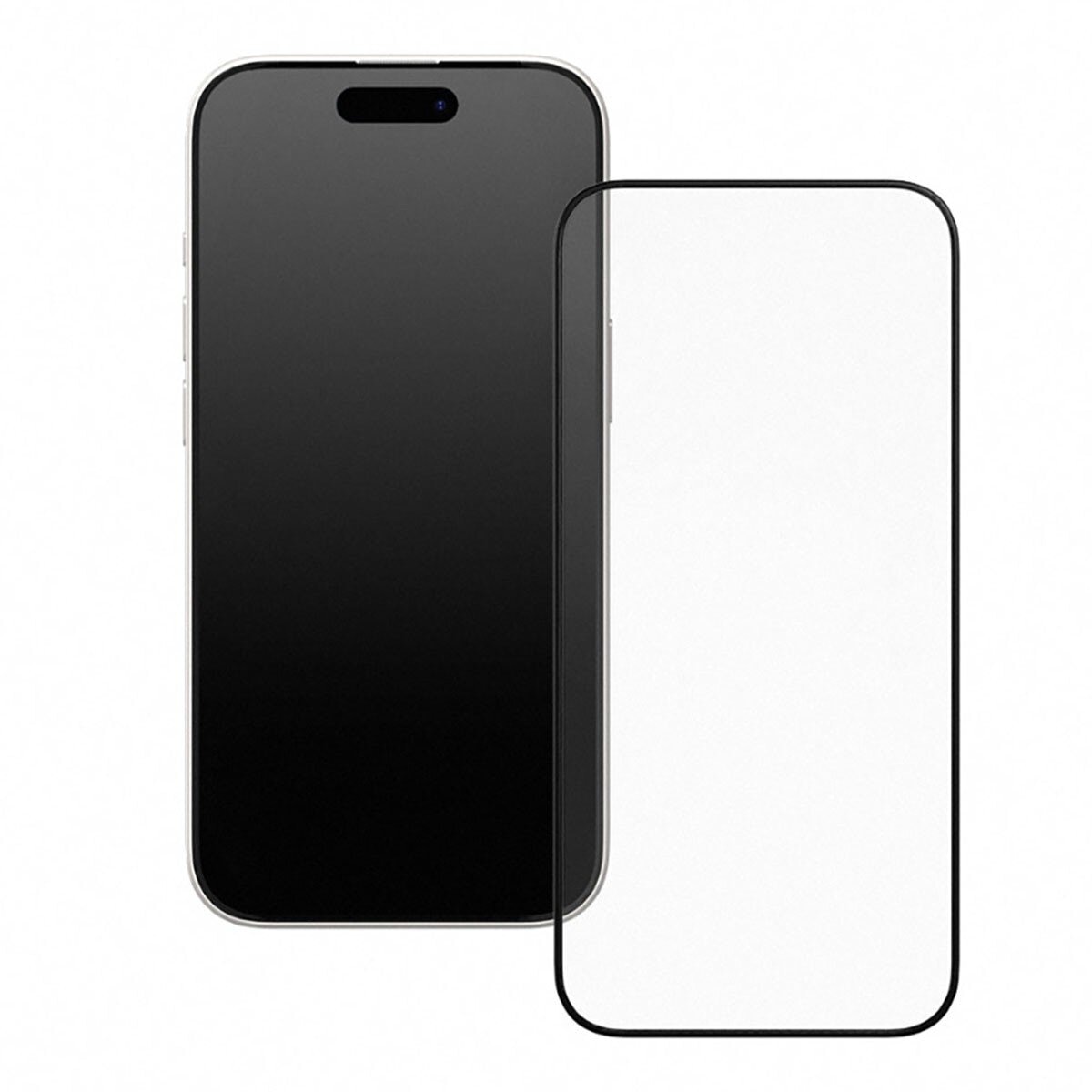犀牛盾 iPhone 15 Clear 透明防摔手機殼 + 9H 3D滿版螢幕玻璃保護貼 + 編織手機掛繩加掛片 宇宙黑