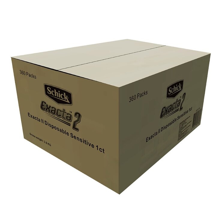 舒適牌 Exacta2 防滑輕便刮鬍刀 滋潤型 單支裝 360入