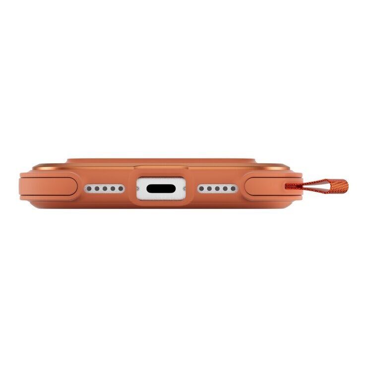 MAGEASY Odyssey Stand M 超軍規防摔磁吸支架手機殼 iPhone 17 Pro(珊瑚) + 鏡頭保護貼Lenz(白色) + Vetro 9H 鋼化玻璃保護膜
