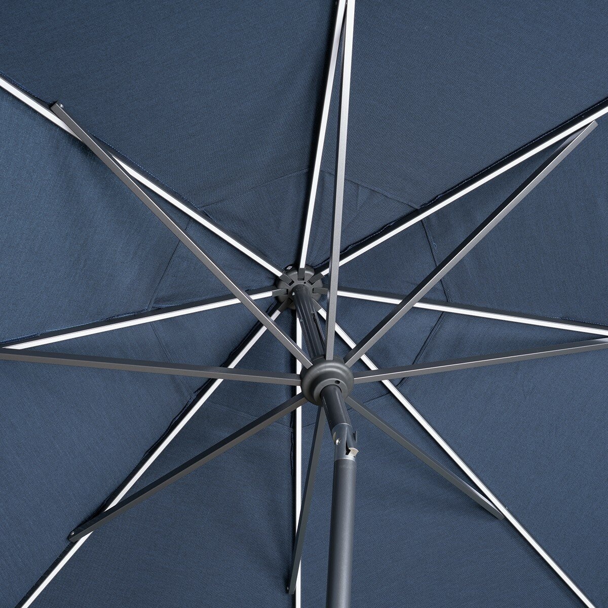 Sunvilla 10呎 LED 戶外遮陽傘 藍色