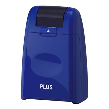 PLUS 滾輪個資保護章組 藍 X 1 + 卡匣 X 2入