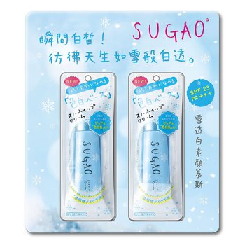 SUGAO 雪透白素顏慕斯 25 公克 2 入 SUGAO 雪透白素顏慕斯 25 公克 2 入