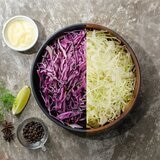 雙色高麗菜絲 500公克 X 6包入