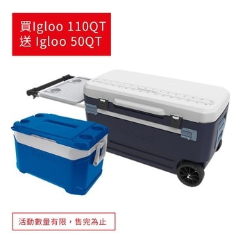 Igloo 美國製104公升滾輪式冰桶 / 送47公升冰桶 Igloo 美國製104公升滾輪式冰桶 / 送47公升冰桶