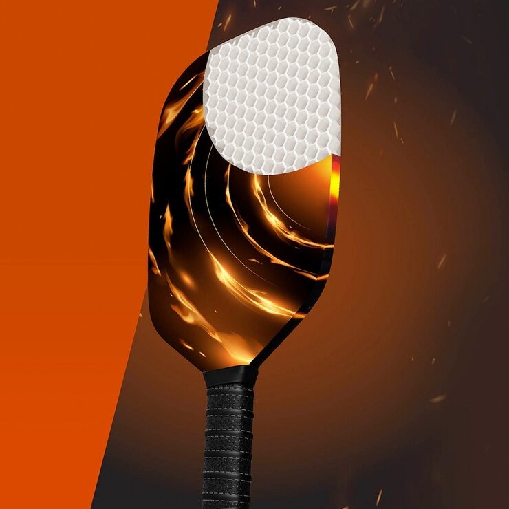 KASACA 火焰碳纖無邊匹克球拍