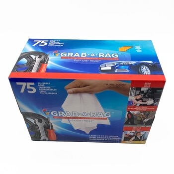 GRAB-A-RAG 拋棄式超細纖維擦拭布 每盒75抽