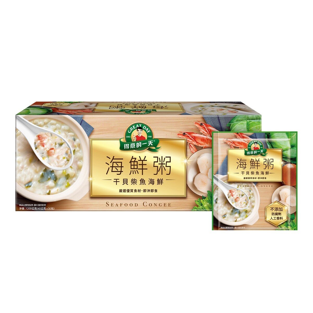 得意的一天 干貝柴魚粥 40公克 X 30包